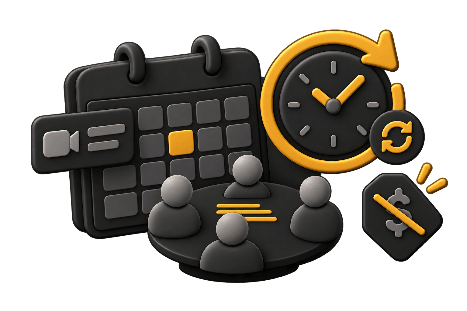 Status meetings to stay in sync